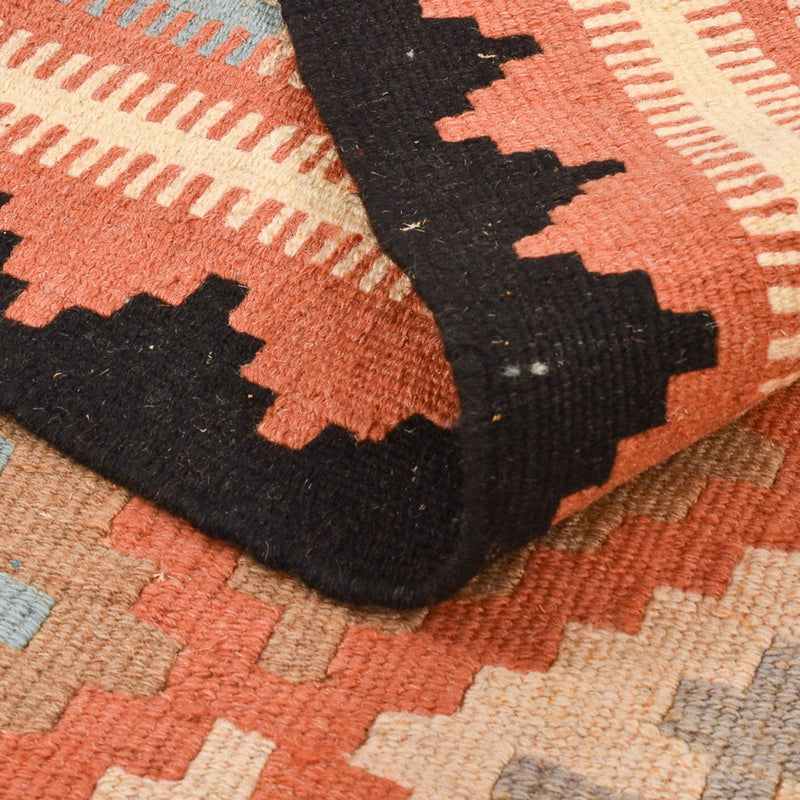 Kelim Carpet - orientalisk matta - 145 x 98 cm - flerfärgad