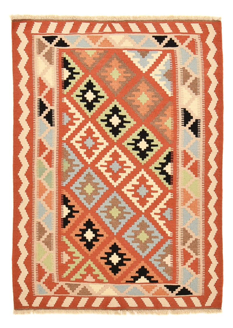 Kelim Carpet - orientalisk matta - 148 x 105 cm - flerfärgad