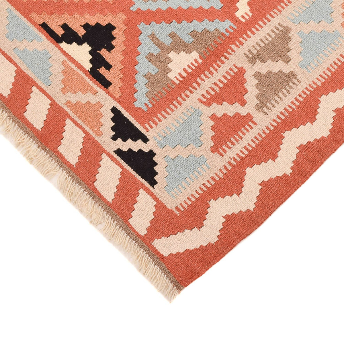 Kelim Carpet - orientalisk matta - 148 x 105 cm - flerfärgad