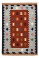 Kilim Fars Mattan 100x145cm - flerfärgad