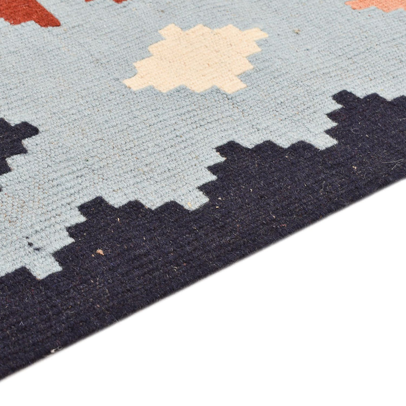 Kelim Carpet - orientalisk matta - 145 x 100 cm - flerfärgad