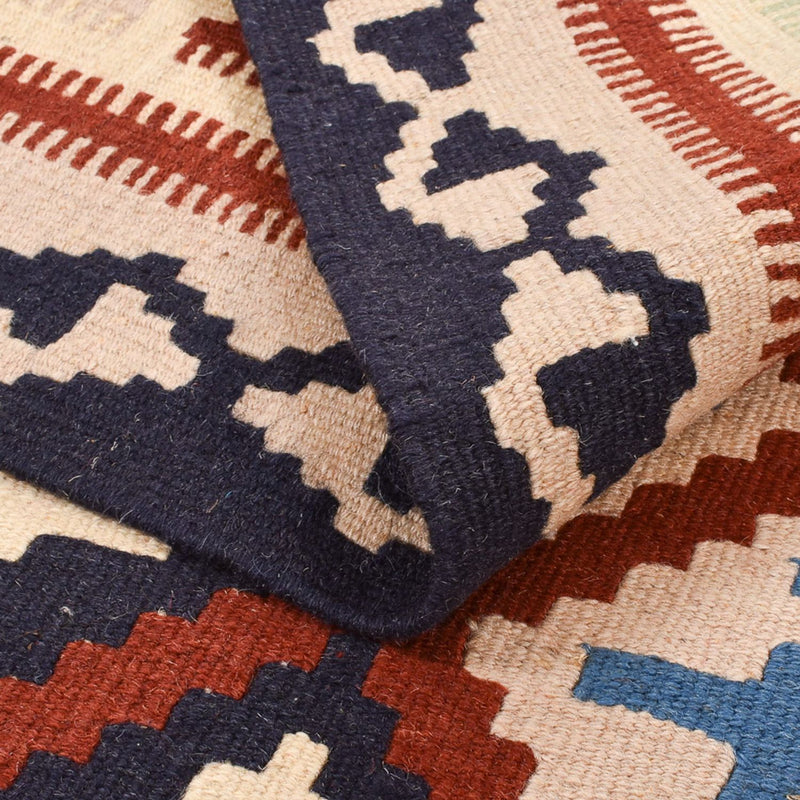 Kelim Carpet - orientalisk matta - 147 x 102 cm - flerfärgad