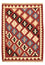 Kelim Carpet - orientalisk matta - 145 x 102 cm - flerfärgad