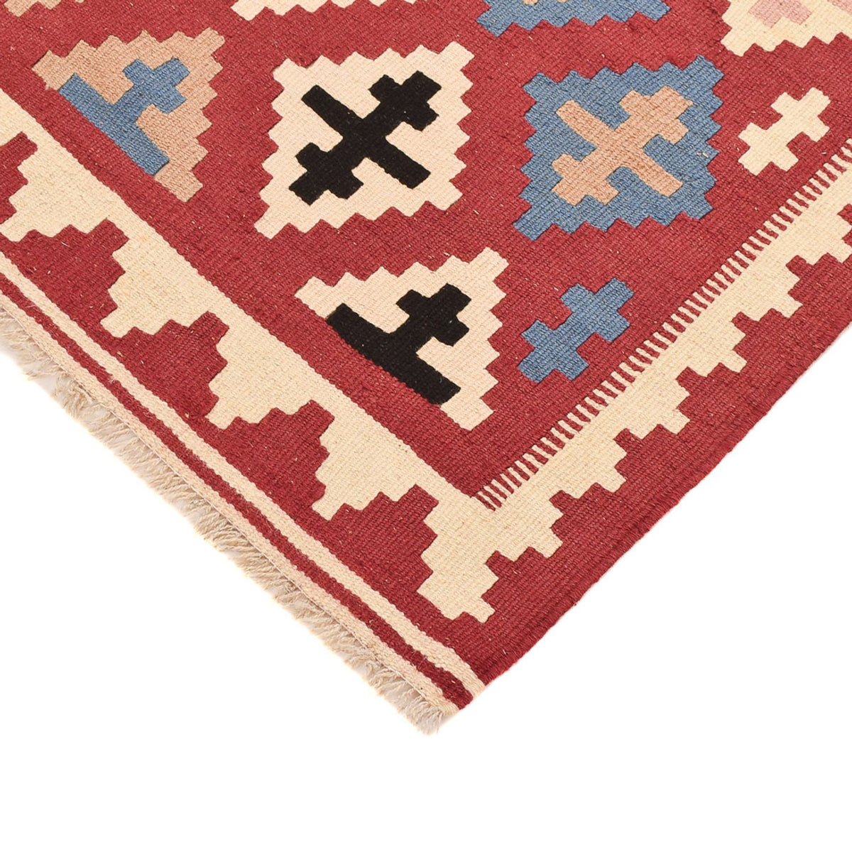 Kelim Carpet - orientalisk matta - 145 x 102 cm - flerfärgad