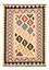 Kelim Carpet - orientalisk matta - 145 x 100 cm - flerfärgad