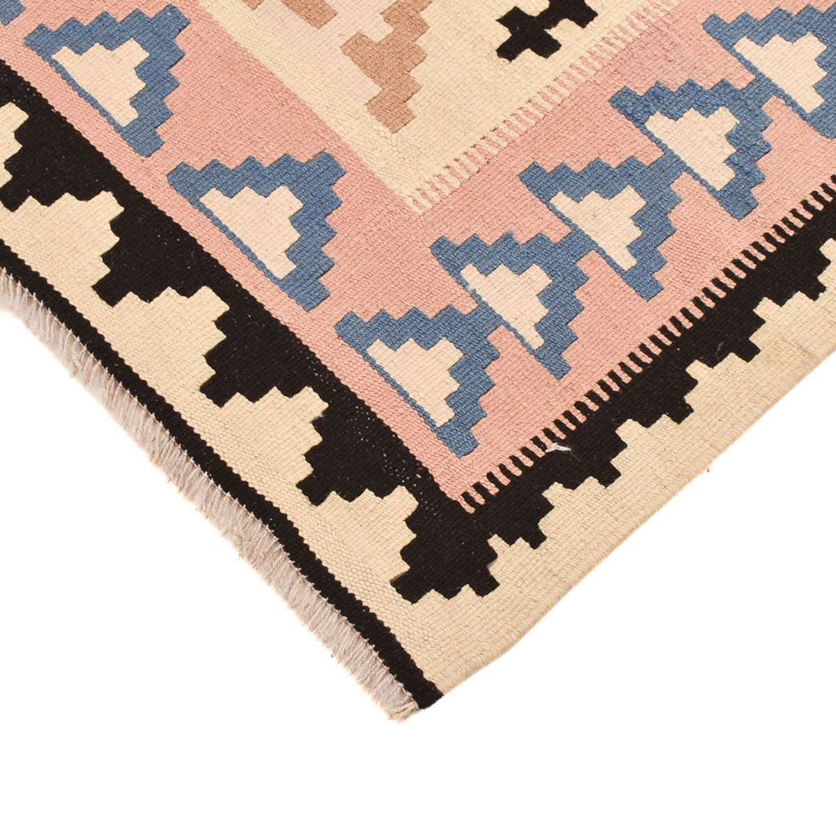 Kelim Carpet - orientalisk matta - 145 x 100 cm - flerfärgad