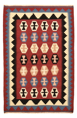 Kelim Carpet - orientalisk matta - 150 x 98 cm - flerfärgad