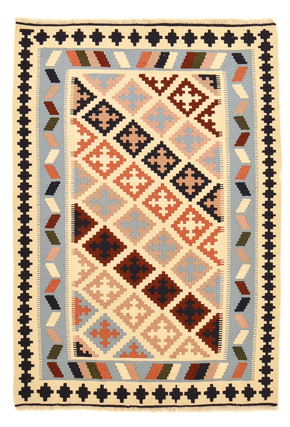 Kelim Carpet - orientalisk matta - 147 x 103 cm - flerfärgad