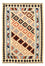 Kelim Carpet - orientalisk matta - 147 x 103 cm - flerfärgad