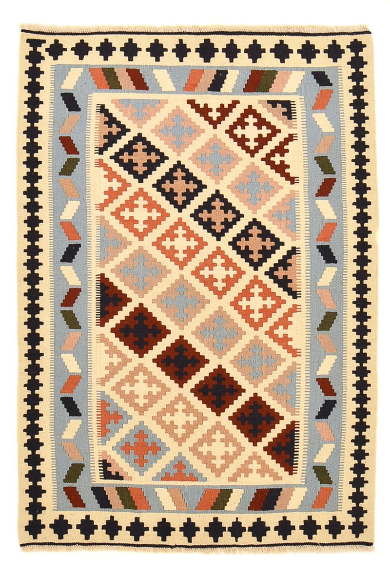 Kelim Carpet - orientalisk matta - 147 x 103 cm - flerfärgad