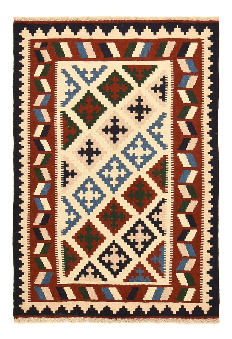 Kelim Carpet - orientalisk matta - 148 x 100 cm - flerfärgad
