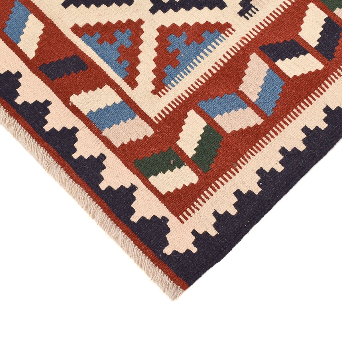 Kelim Carpet - orientalisk matta - 148 x 100 cm - flerfärgad