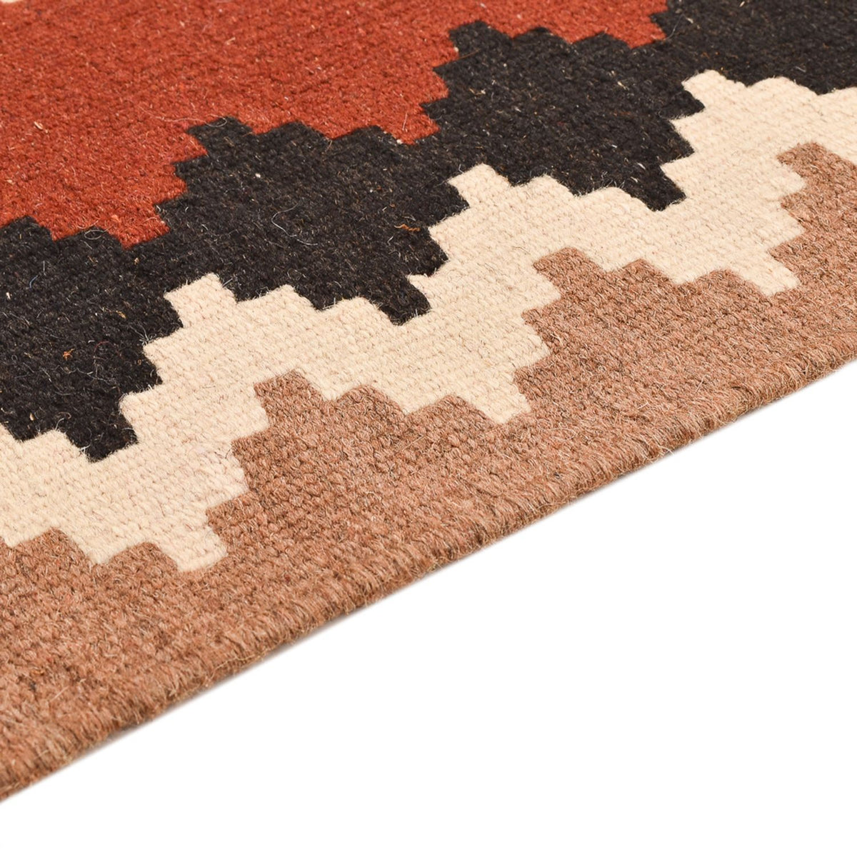 Kelim Carpet - orientalisk matta - 146 x 100 cm - flerfärgad