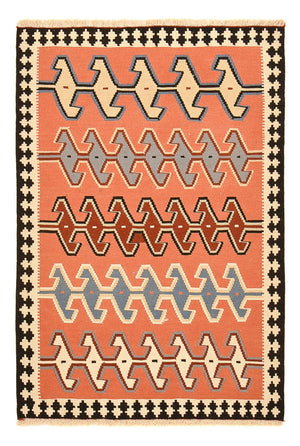 Kelim Carpet - orientalisk matta - 152 x 104 cm - flerfärgad