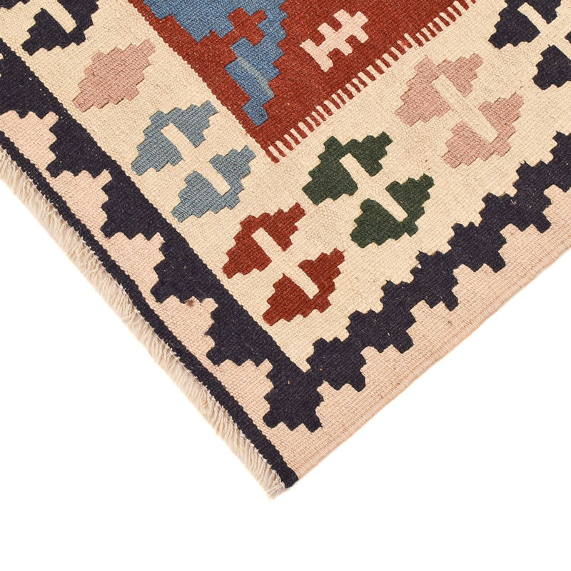 Kelim Carpet - orientalisk matta - 142 x 100 cm - flerfärgad