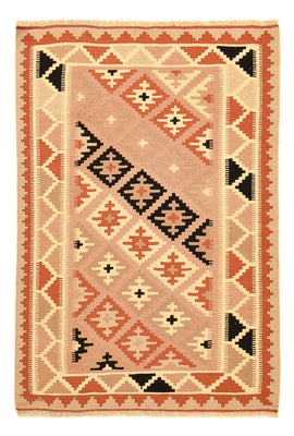 Kelim Carpet - orientalisk matta - 150 x 100 cm - flerfärgad