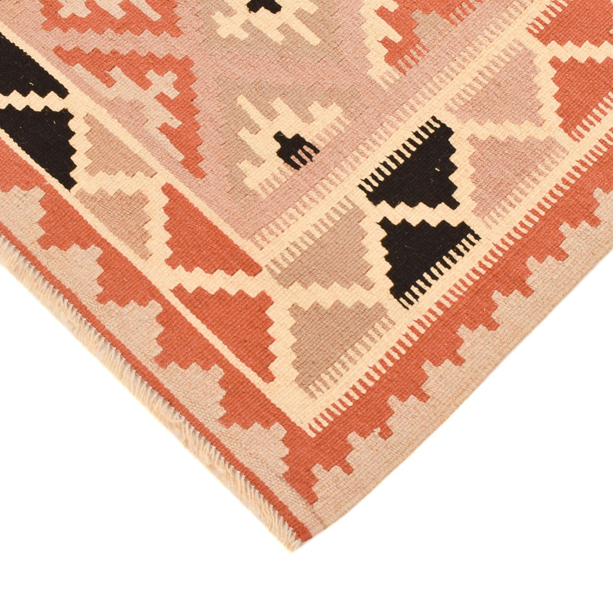 Kelim Carpet - orientalisk matta - 150 x 100 cm - flerfärgad