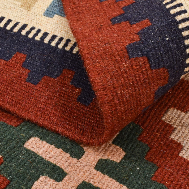 Kelim Carpet - orientalisk matta - 150 x 100 cm - flerfärgad