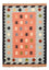 Kelim Carpet - orientalisk matta - 143 x 100 cm - flerfärgad
