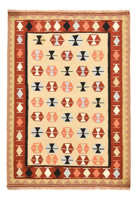 Kelim Carpet - orientalisk matta - 152 x 107 cm - flerfärgad
