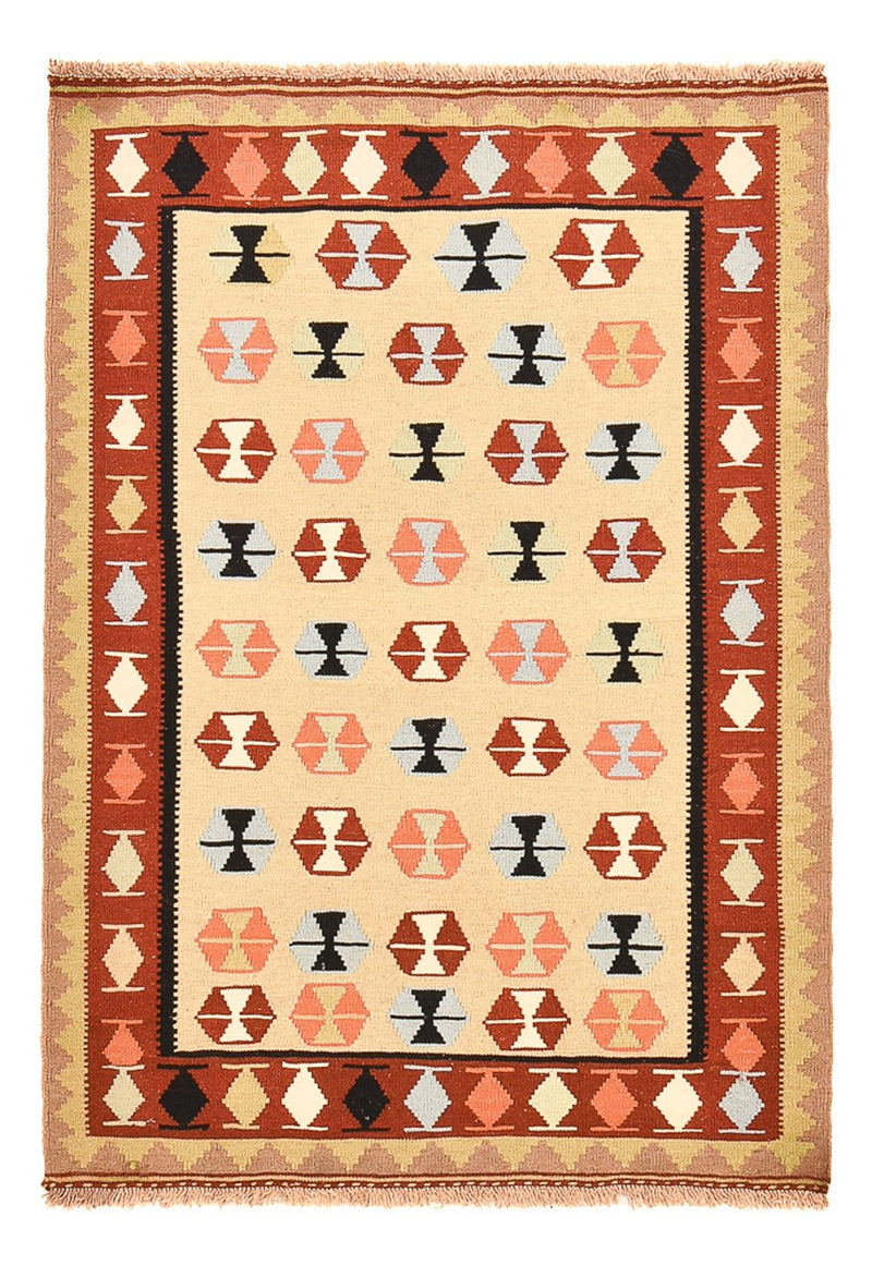 Kelim Carpet - orientalisk matta - 152 x 107 cm - flerfärgad