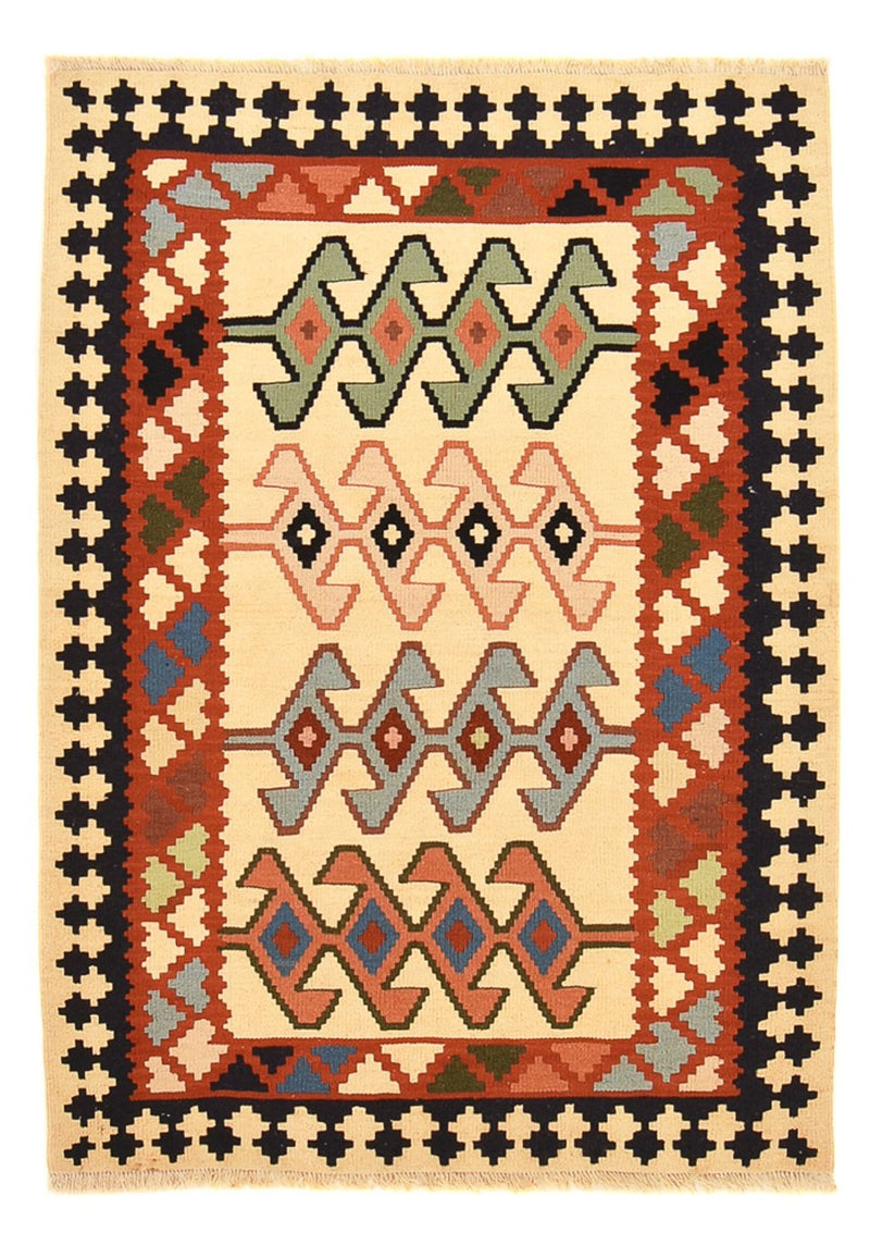 Kelim Carpet - orientalisk matta - 147 x 105 cm - flerfärgad