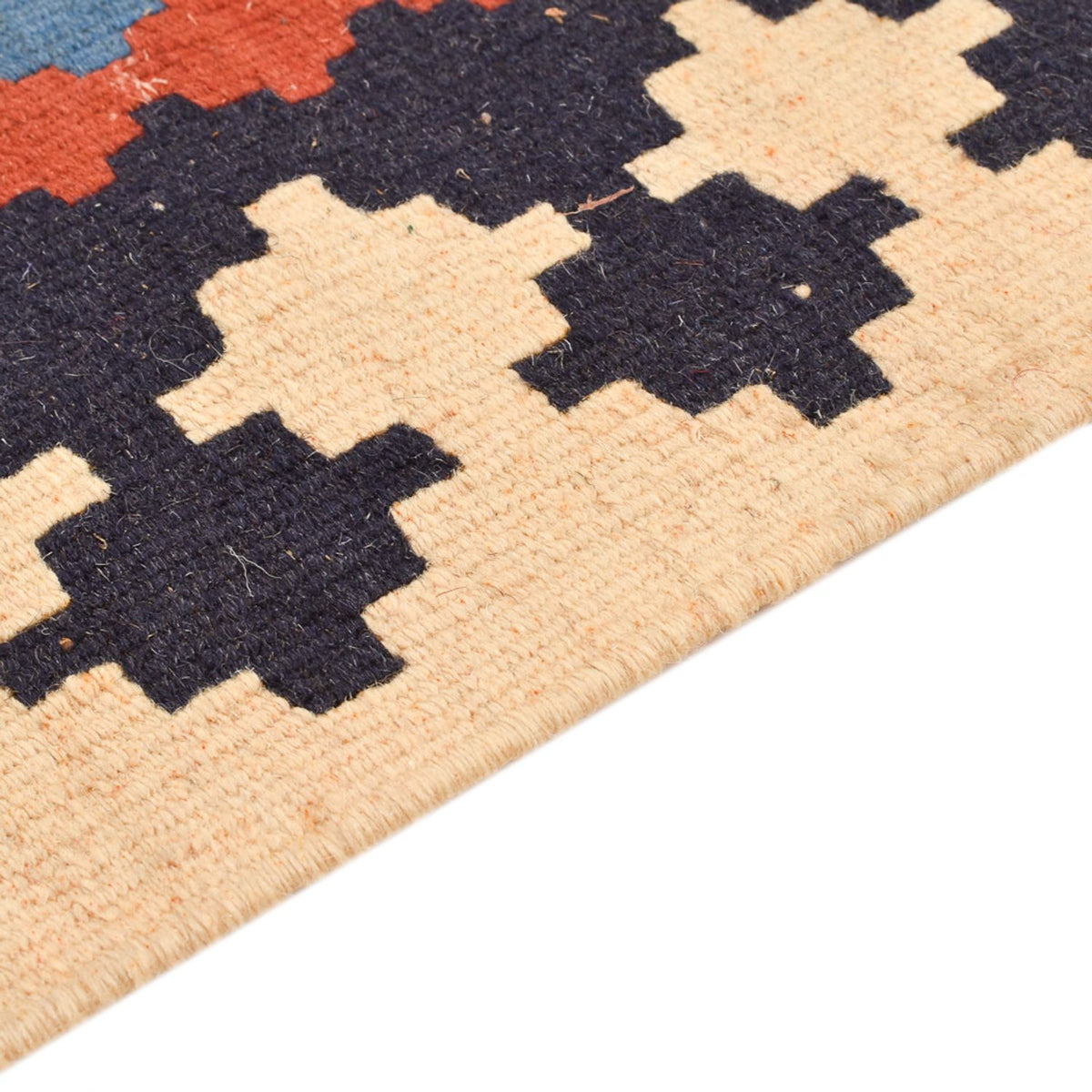 Kelim Carpet - orientalisk matta - 147 x 105 cm - flerfärgad