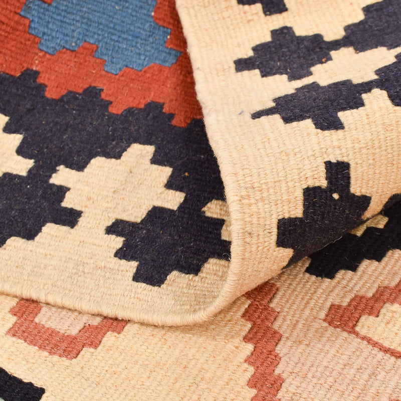 Kelim Carpet - orientalisk matta - 147 x 105 cm - flerfärgad