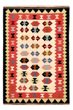 Kelim Carpet - orientalisk matta - 150 x 105 cm - flerfärgad