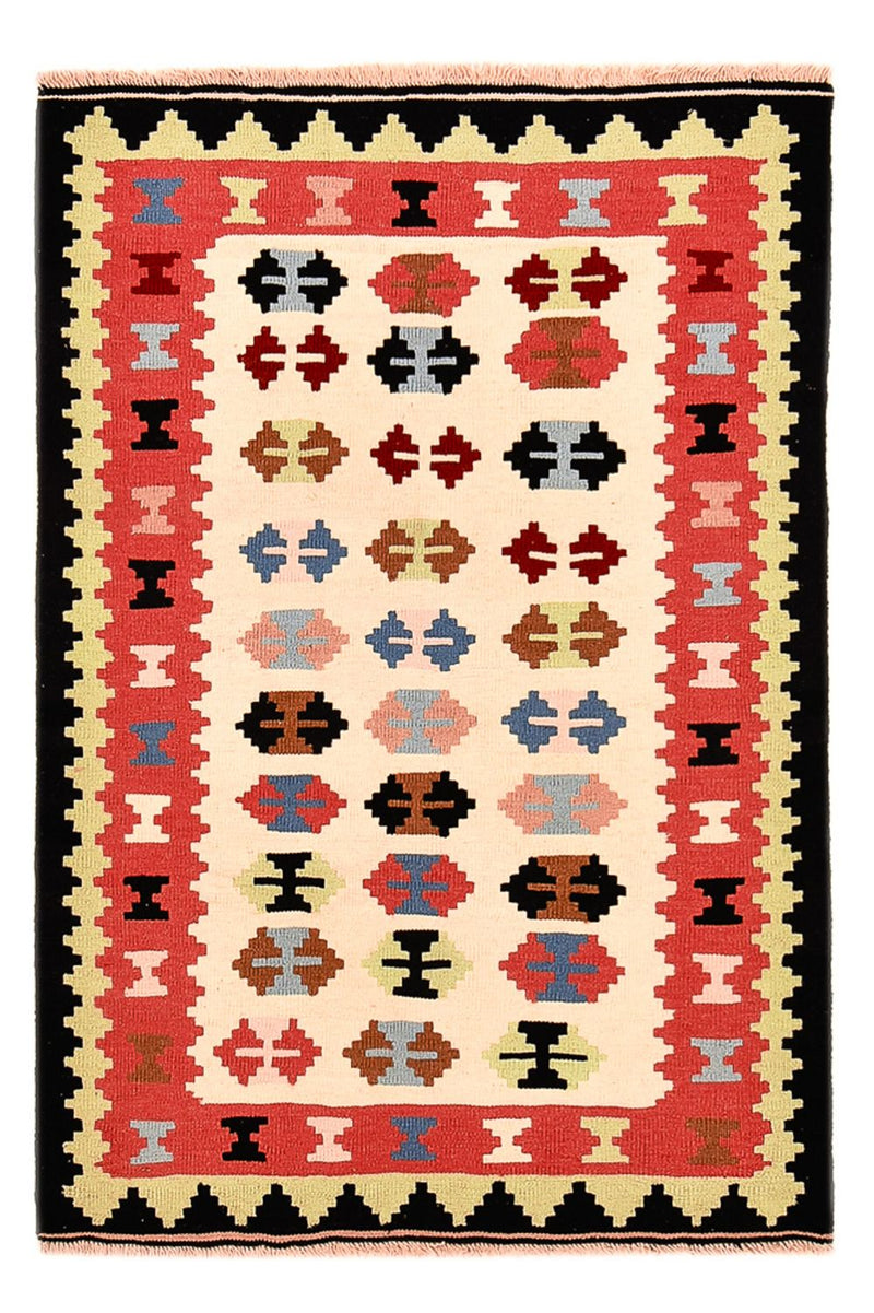 Kelim Carpet - orientalisk matta - 150 x 105 cm - flerfärgad