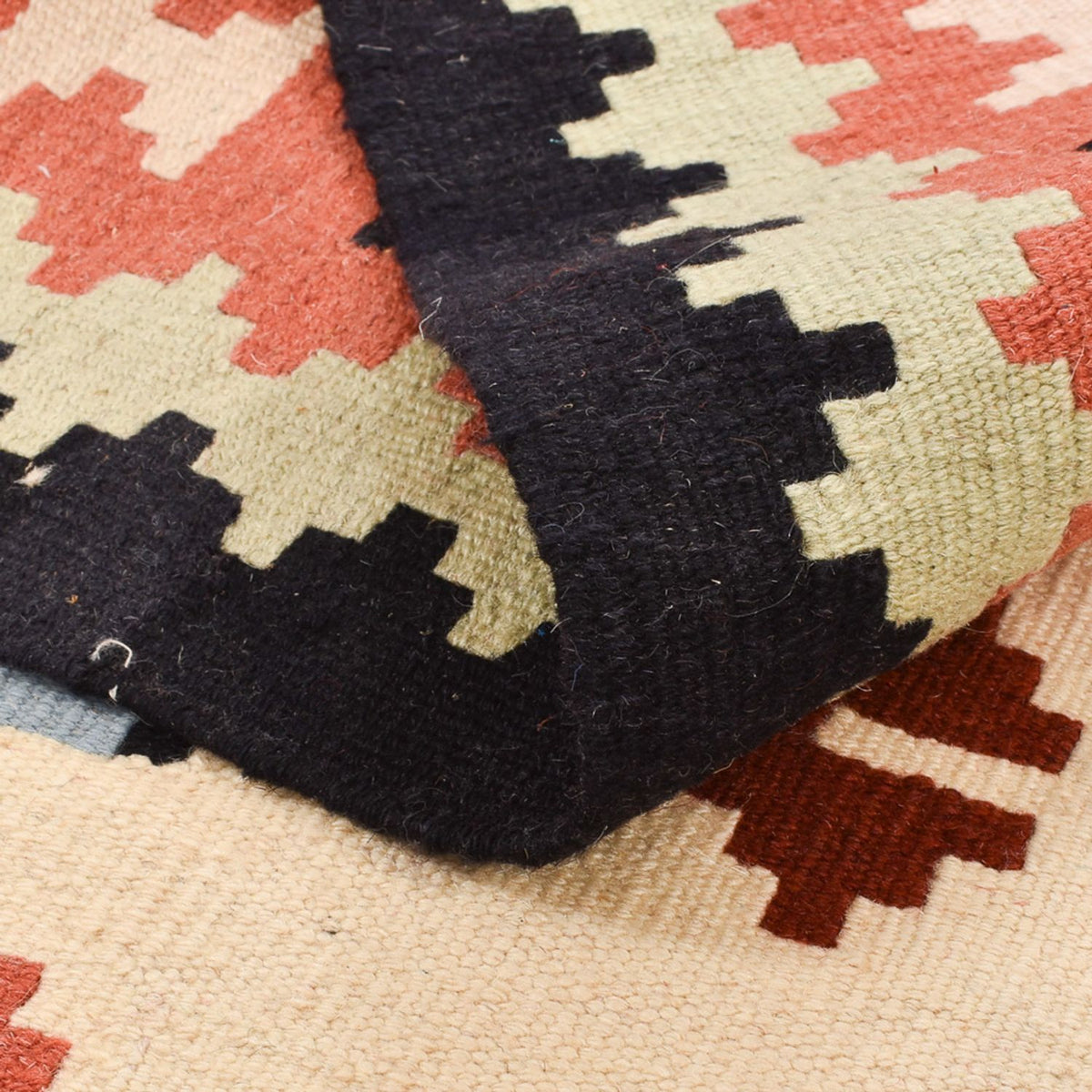 Kelim Carpet - orientalisk matta - 150 x 105 cm - flerfärgad