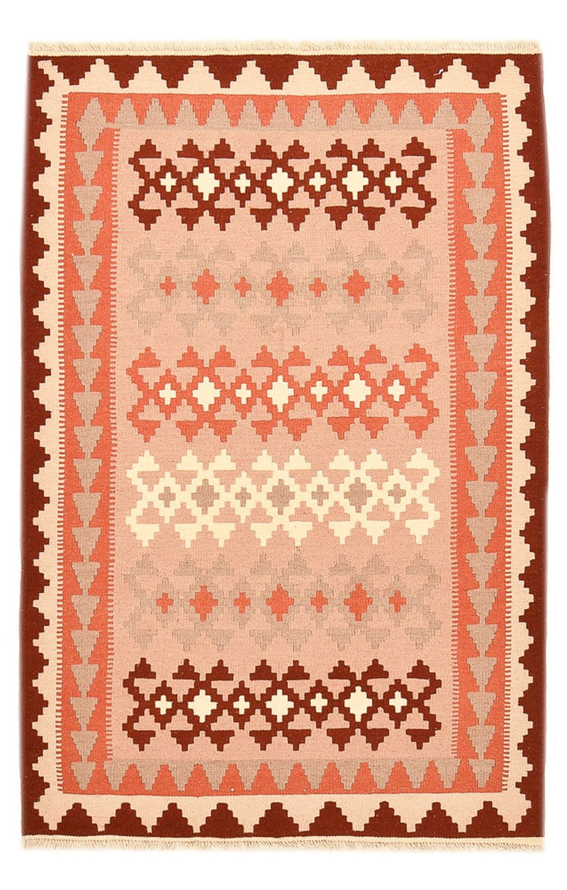 Kelim Carpet - orientalisk matta - 150 x 100 cm - flerfärgad