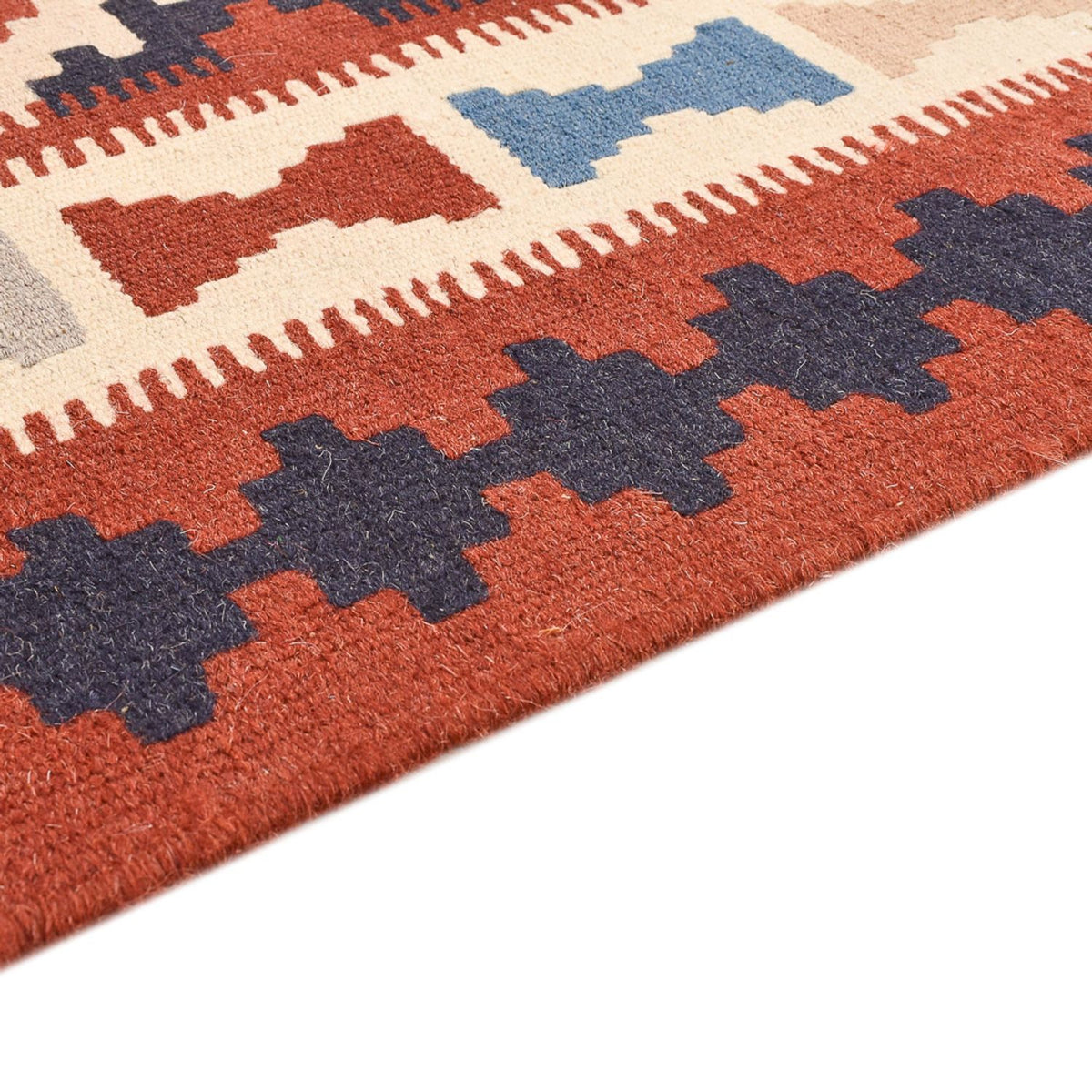 Kelim Carpet - orientalisk matta - 150 x 103 cm - flerfärgad