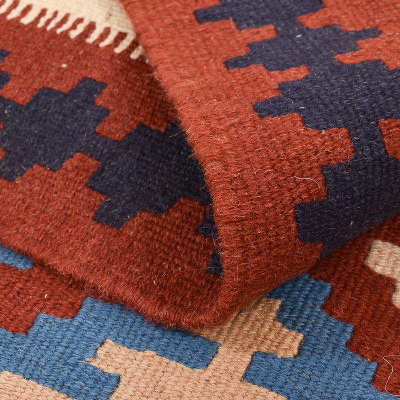 Kelim Carpet - orientalisk matta - 150 x 103 cm - flerfärgad