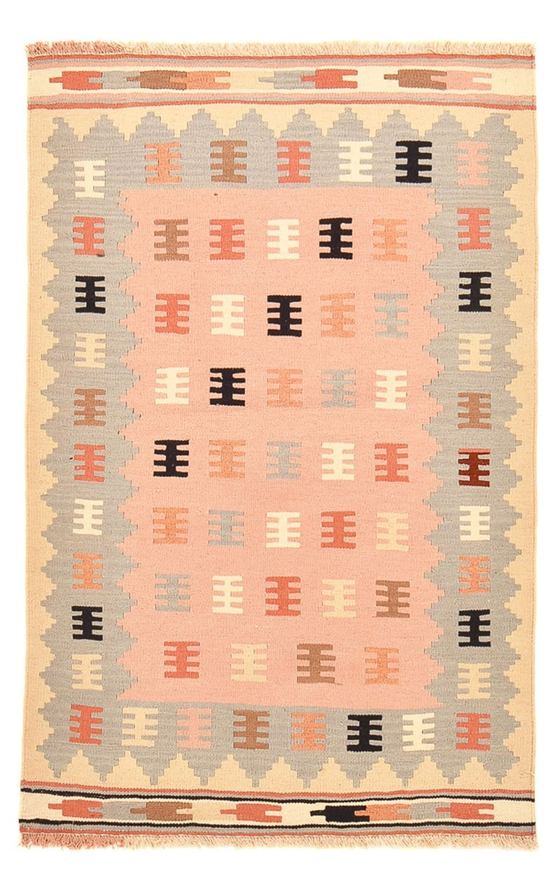 Kelim Carpet - orientalisk matta - 154 x 100 cm - flerfärgad