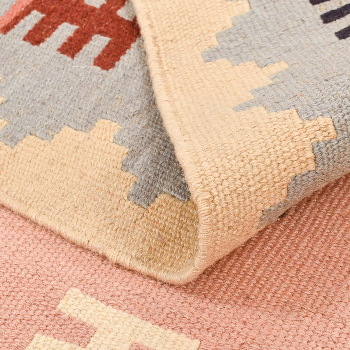 Kelim Carpet - orientalisk matta - 154 x 100 cm - flerfärgad