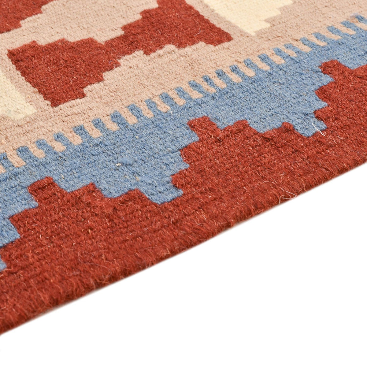 Kelim Carpet - orientalisk matta - 142 x 100 cm - flerfärgad