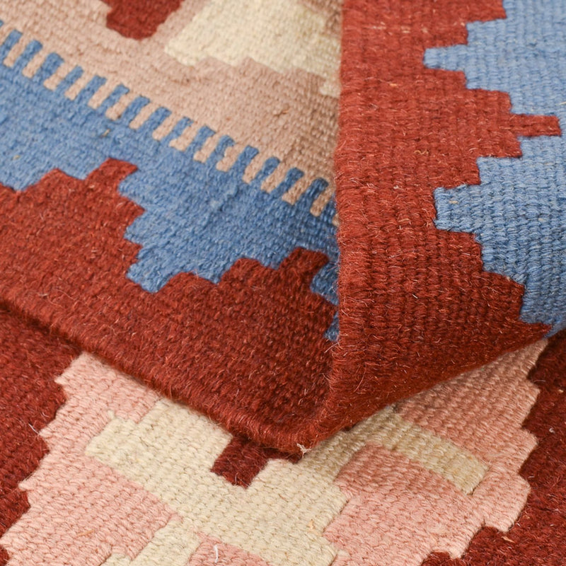 Kelim Carpet - orientalisk matta - 142 x 100 cm - flerfärgad