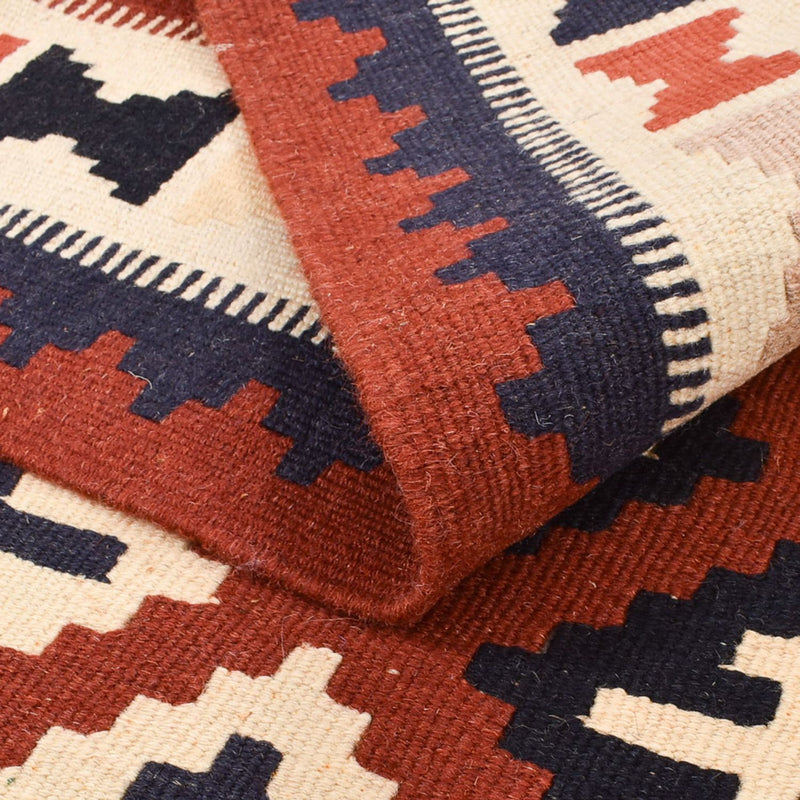 Kelim Carpet - orientalisk matta - 155 x 100 cm - flerfärgad