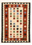 Kelim Carpet - orientalisk matta - 146 x 103 cm - flerfärgad