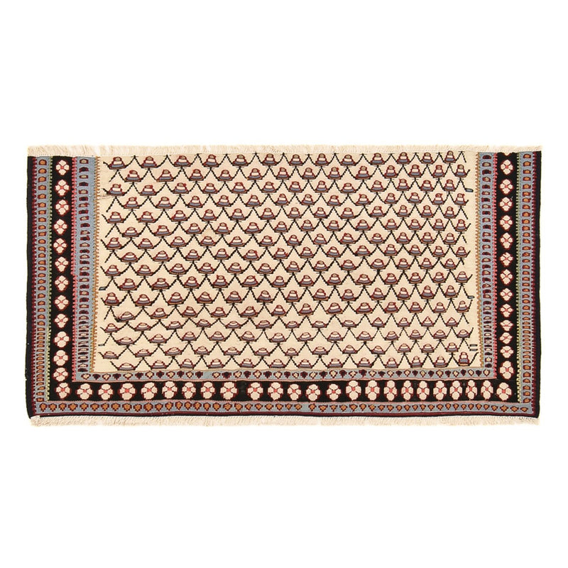 Kelim Carpet - orientalisk matta - 125 x 70 cm - flerfärgad