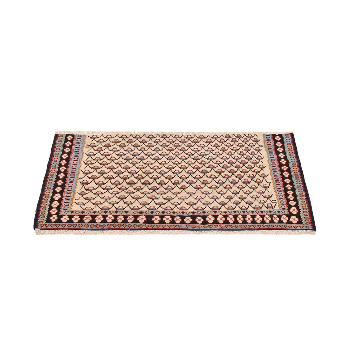Kelim Carpet - orientalisk matta - 125 x 70 cm - flerfärgad