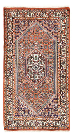 Persisk matta - Bijar - 145 x 78 cm - bordeaux röd