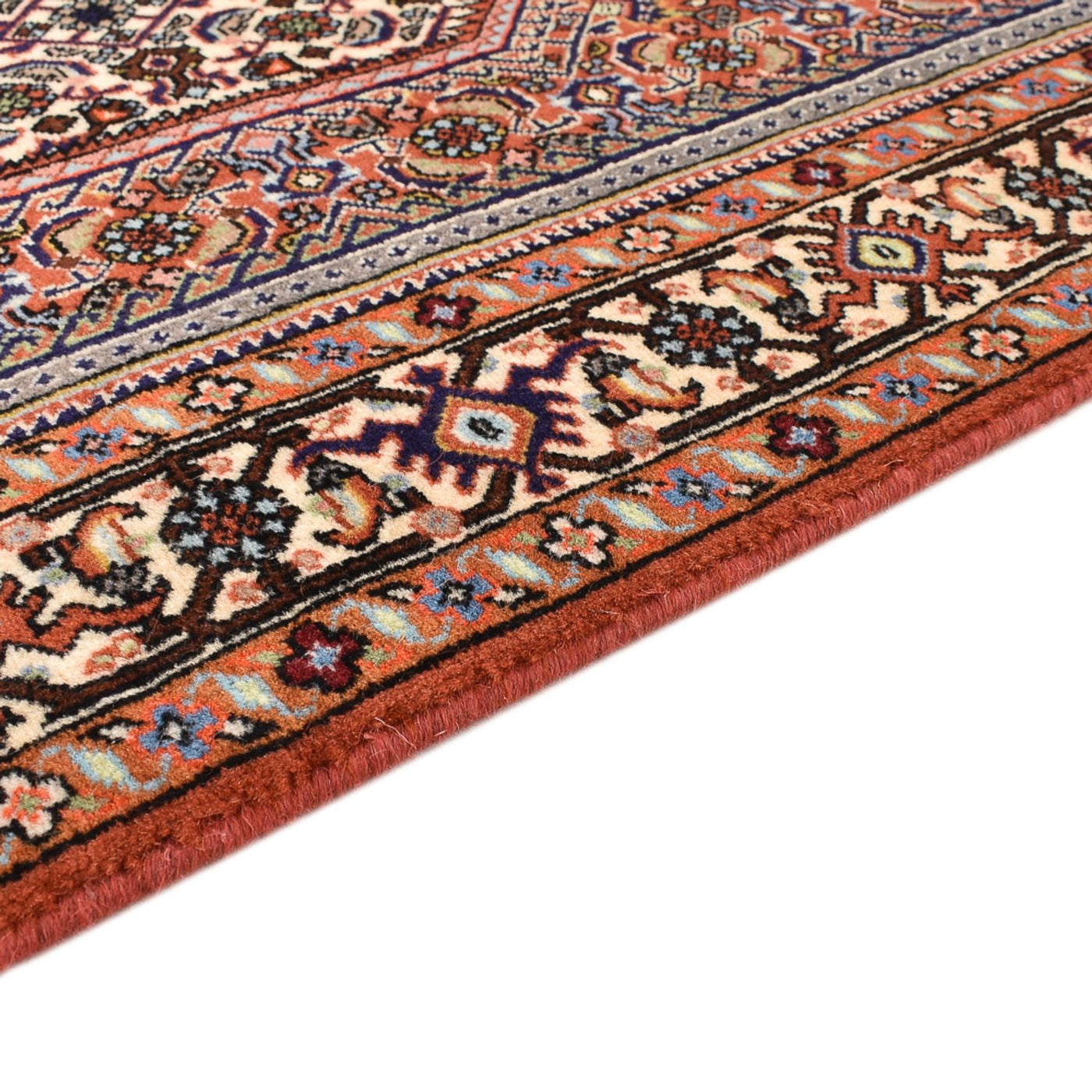 Persisk matta - Bijar - 145 x 78 cm - bordeaux röd