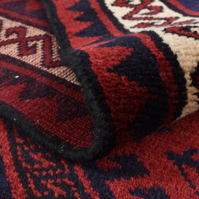 Persisk matta - Nomadic - 260 x 217 cm - bordeaux röd