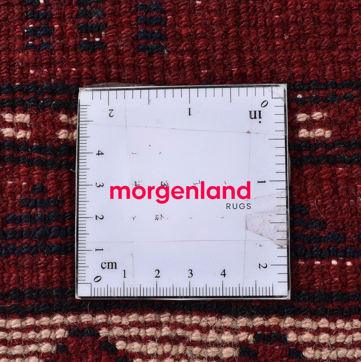 Persisk matta - Nomadic - 260 x 217 cm - bordeaux röd