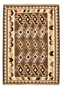 Kelim Carpet - orientalisk matta - 145 x 104 cm - flerfärgad