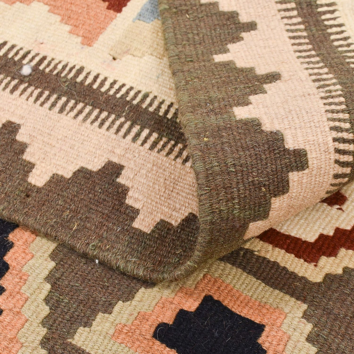 Kelim Carpet - orientalisk matta - 145 x 104 cm - flerfärgad