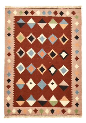 Kelim Carpet - orientalisk matta - 147 x 103 cm - flerfärgad