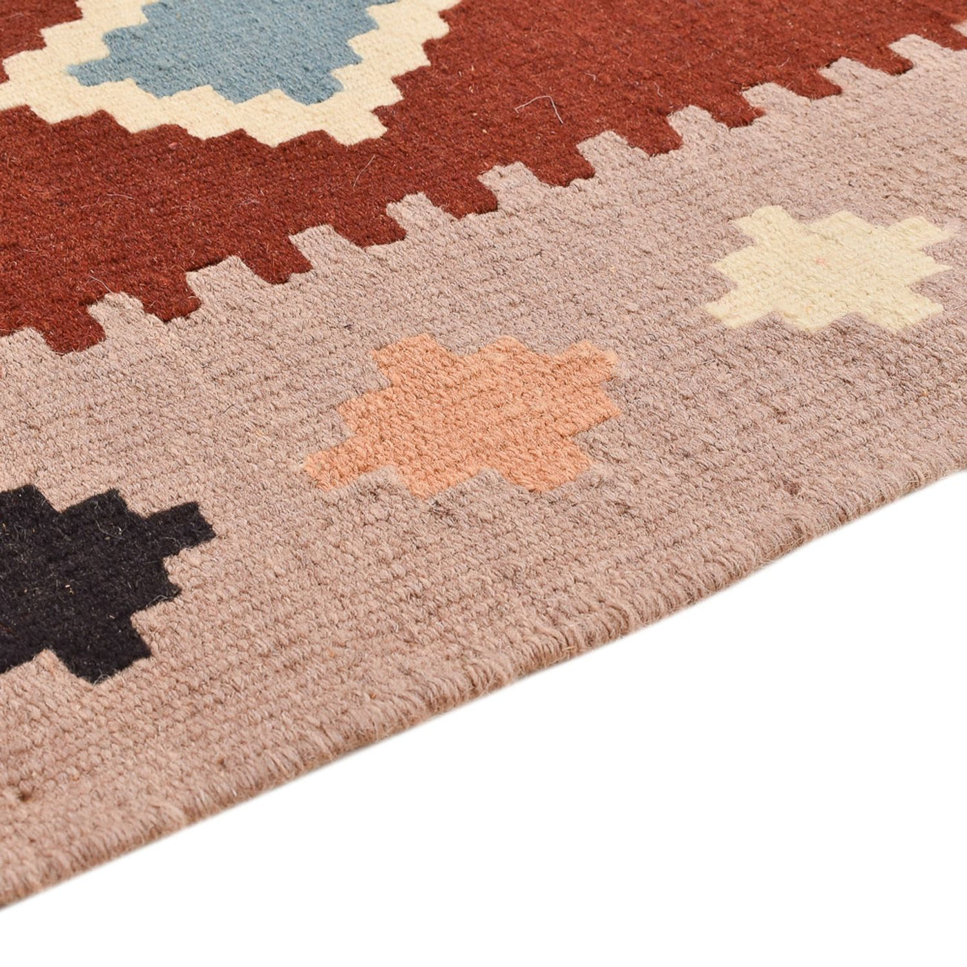 Kelim Carpet - orientalisk matta - 147 x 103 cm - flerfärgad